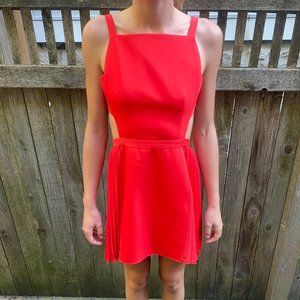 BGBC Red Cut Out Dress (Size 4)